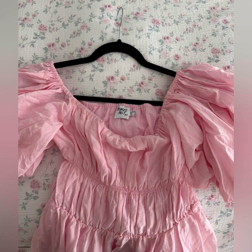 Princess Polly Light Pink Baby Doll Dress - Picture 4 of 8